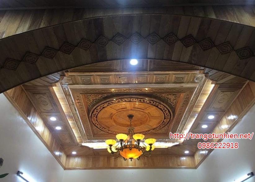 Trần gỗ đẹp TGCC30